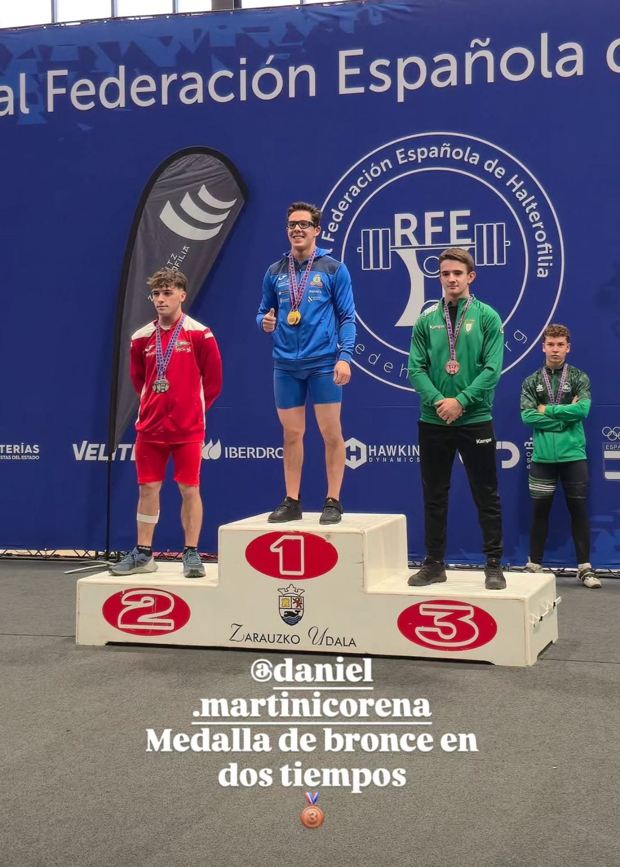 Gran actuación navarra en el Campeonato de España Júnior de Halterofilia en Zarautz